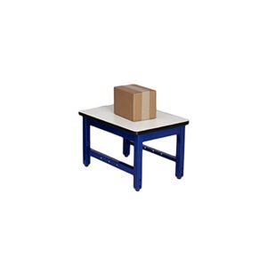 Production Basics 1763 - ESD Safe Scale Table, 30"D x 30"W (Blue/Grey)
