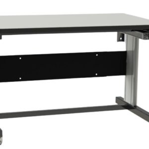 Production Basics 8974 - Caster Option, Dual Leg, Black