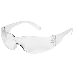 Bouton 250-01-0320 - Zenon Z12 Extended Bridge Rimless Safety Glasses w/Clear Temple, Clear Lens, Anti-Scratch & Anti-Fog Coating