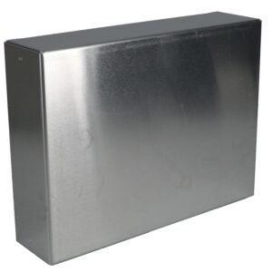 Bud Industries AC-1413 - Aluminum Chassis, 2 x 6 x 8 in, Welded, Natural, AC Series