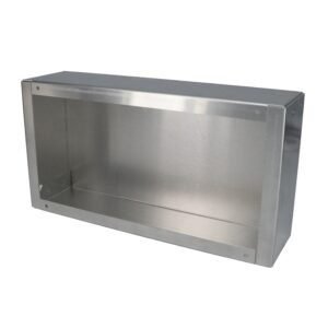 Bud Industries AC-401 - Aluminum Chassis, 2.5 x 5 x 9.5 in, Welded, Natural, AC Series