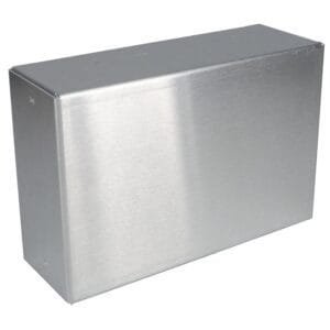 Bud Industries AC-431 - Aluminum Chassis, 2 x 4 x 6 in, Welded, Natural, AC Series