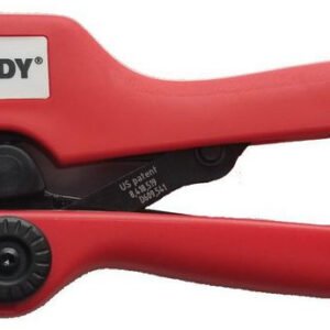 Burndy YF261CSKIT - Ratchet Crimper for Bare and Covered Ferrules, #26-1/0 AWG, 3 Interchangeable Dies