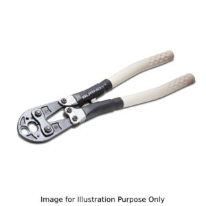 Burndy MD68 - HYTOOL Hand Operated Crimper with O/D3 Grooves, Hickory Handles