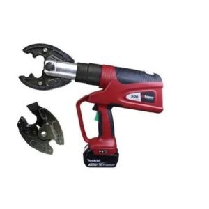 Burndy PAT500SJ6LICUTKIT1 - PATRIOT 500 Scissor Action with Cutting jaw (ACSR blades), Crimp Jaw (BG/D3), (2) 3.0Ah Li-ion, 120V AC Charger, Hard Case