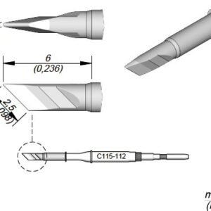 JBC C115112 - Cartridge Knife 2.5 x 0.3