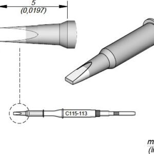 JBC C115113 - Chisel Cartridge 1 x 0.3