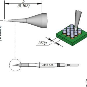 JBC C115126 - Conical Cartridge Ø 0.1