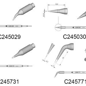 JBC C245 TIP KIT 1 - C245 tip kit - C245030, C245029, C245731 and C245771