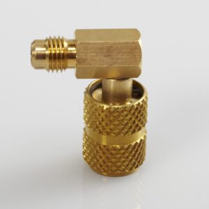 CPS AB41090A - 90° 5/16" SAE (1/2"-20 UNF) FM QC x 1/4" SAE M