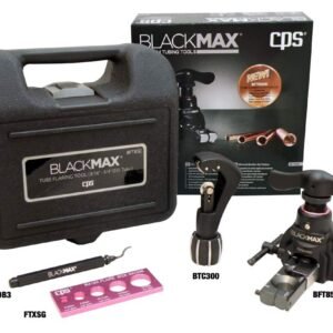 CPS BFT850K - Lightweight R-410A Clutch-Type Eccentric Flaring Tool Kit with Flare Size Gauge, Cutter and Deburring Tool