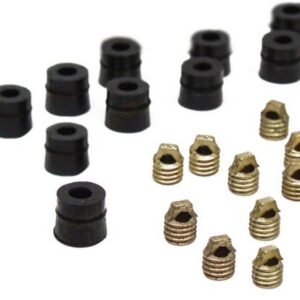 CPS HXGD - (10) Hose 1/4" SAE Neoprene Gasket and (10) Core Depressor