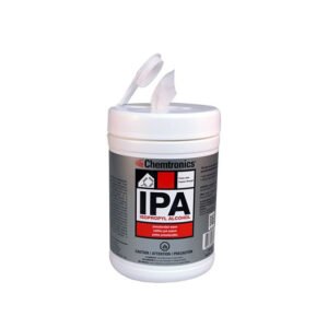 Chemtronics SIP100P - Isopropyl Alcohol Wipes, 100ct 5"x8", Tub