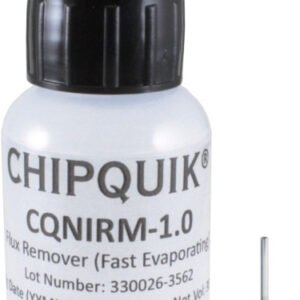 Chip Quik CQNIRM-1.0 - Flux Remover (Fast Evaporating) in 30ml (1.0oz) Squeeze Bottle w/ Tip