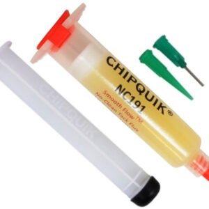Chip Quik NC191 - Smooth Flow Tack Flux No-Clean in a 10cc Syringe with Plunger & Tip