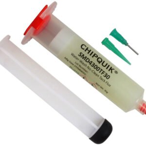 Chip Quik SMD4300TF30 - Tack Flux in 30cc Syringe No-clean Water-Washable with Plunger & Tip