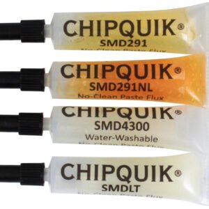 Chip Quik SMDST2CC4 - Tack Flux in 2cc Squeeze Tubes Sample Pack of 4 Different Fluxes