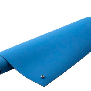 ACL Staticide 84853672 Supreme Mat, Royal Blue, with Snaps, 36" x 72", Dual-Layer, ESD, Supreme Series