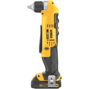 Dewalt DCD740C1 - Right Angle Drill/Driver Kit, 20V MAX, 1.5 Ah, Lithium Ion,  3/8"