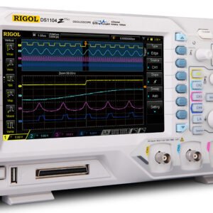 Rigol DS1104Z-S Plus 100 MHz Digital Oscilloscope with 4 Channels and 16 Digital Channels + 25 MHz Bandwidth with 2 Signal Source Channels