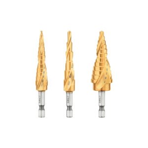 Dewalt DWA1790IR - Drill Bit Set, Impact Ready, Titanium Nitride Coating, Split Point Tip, 3 Pcs