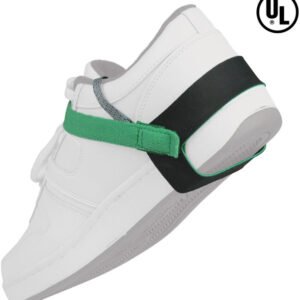 DESCO 17260 - Heel Grounder, Green (RoHS compliant), Non Marring, 2 Megohm Resistor