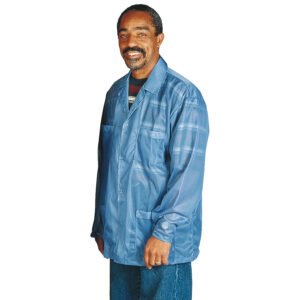 Desco 73742 - Blue ESD Shielding Jacket, 4X-Large