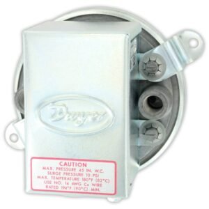 Dwyer 1910-1 - Differential Pressure Switch, Range 0.40-1.6" W.C.