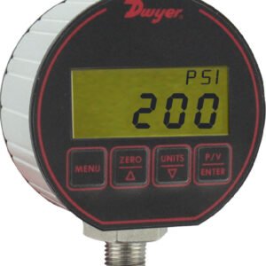 Dwyer DPG-108 - Digital Pressure Gauge (0.25 Accuracy, 0-500 psi)
