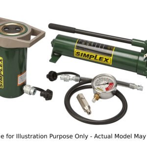 Enerpac ST556A - Hydraulic Cylinder & Hand Pump Set, 55 Tons, 6.19" Stroke