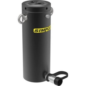 Enerpac RCL5010 - Single-Acting High Tonnage Hydraulic Cylinder, 55 Ton Capacity, 9.84" Stroke, Lock Nut
