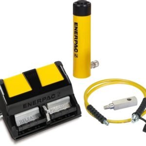 Enerpac SCR506XA - 50 Ton, 6.25" Stroke, Hydraulic Cylinder & Air Pump Set