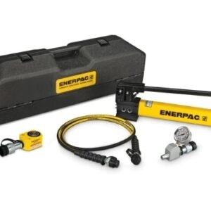 Enerpac SRS100TB - Hydraulic Toolbox w/Low Height Hydraulic Cylinder & Hand Pump Set, 10 Tons, 0.44" Stroke