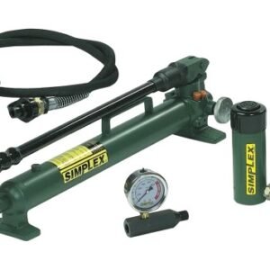Enerpac ST106A - General Purpose Hydraulic Cylinder & Steel Hand Pump Set, 10 Tons, 6" Stroke