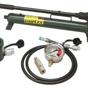 Enerpac ST201A - Low Profile Hydraulic Cylinder & Steel Hand Pump Set, 20 Tons, 1.75" Stroke