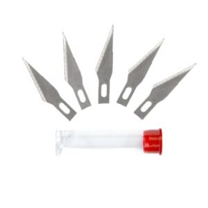 Excel Blades 20011 - #11 Double Honed Replacement Blade, Carbon Steel, 5 pcs/Pkg