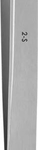 Excelta 2-S - Tweezers, 3-Star, Straight, Tapered Fine Point, Stainless Steel, 4.75"