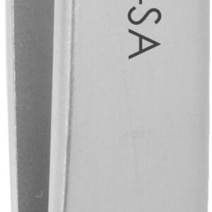 Excelta 2-SA - Tweezers, 3-Star, Straight, Tapered Fine Point, Anti-Mag. Stainless Steel, 4.75"