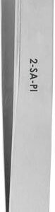 Excelta 2-SA-PI - Tweezers, 2-Star, Straight, Tapered Fine Point, Anti-Mag. Stainless Steel, 4.75"