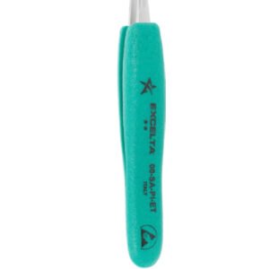Excelta 00-SA-PI-ET2 - Tweezers, Style 00, Smooth Points, Double Dipped, 5"