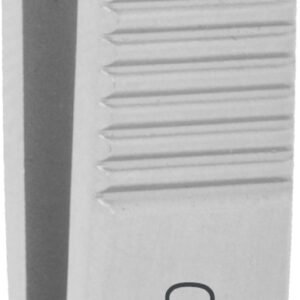 Excelta 00D-SA - 3-Star Straight Tweezers, Strong Medium Point, Anti-Mag SS, Serrated