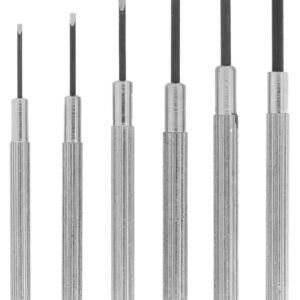 Excelta 203 - Screwdriver Set, Jewelers' Precision, 3-Star, 6pc