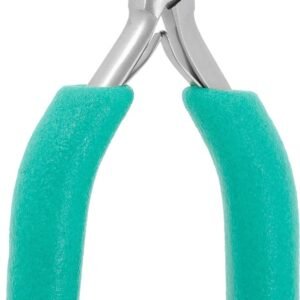 Excelta 2847LD - Medium Needle Nose Pliers, Serrated, Long Handle, 6.25"