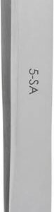 Excelta 5-SA - Tweezers, 3-Star, Straight Tapered, Ultra Fine Point, Anti-Mag