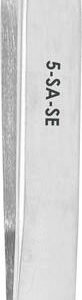 Excelta 5-SA-SE - Tweezers, 1-Star, Straight Tapered, Ultra Fine Point, Anti-Mag