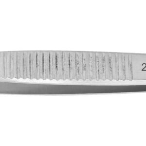 Excelta 20A-1-SE - Tweezers, Laboratory, Straight, Stainless Steel, 4.5", Serrated