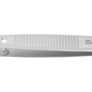 Excelta 20A-S-SE - Tweezers, Straight Strong Point, Stainless Steel, 4.5", Serrated