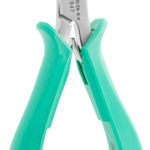 Excelta 2847 - Medium Needle Nose Pliers, Stainless Steel (AISI 440), 5.75" Molded Grips