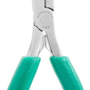 Excelta 2905 - Large Needle Nose Pliers, 5.75" OAL, Cushioned Grips
