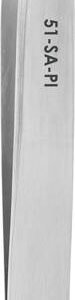 Excelta 51-SA-PI - Tweezers, Angulated, Very Fine Point, Anti-Magnetic Stainless Steel, 4.5"